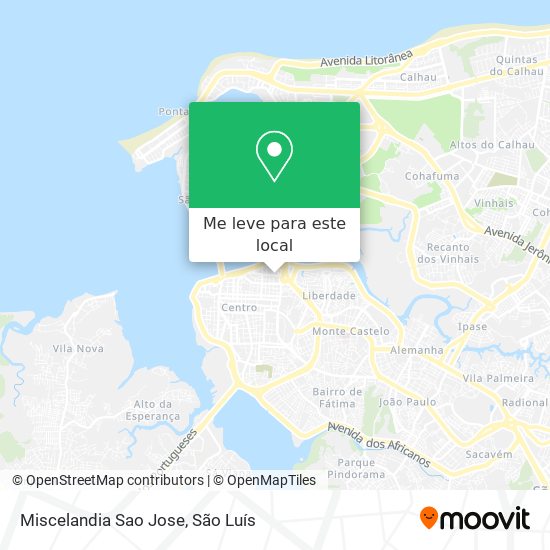 Miscelandia Sao Jose mapa
