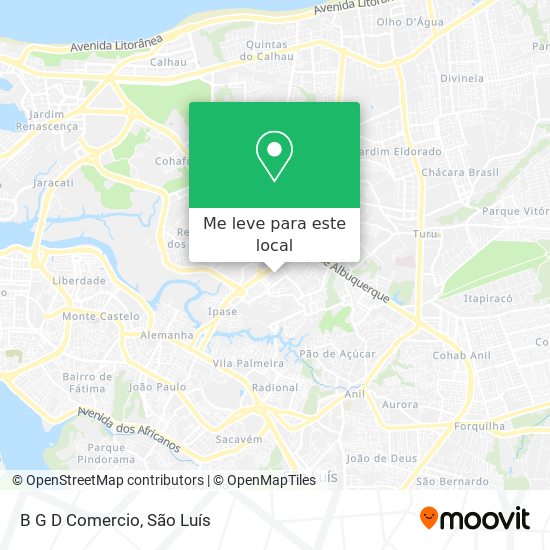 B G D Comercio mapa