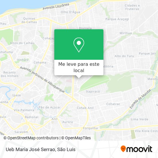 Ueb Maria José Serrao mapa