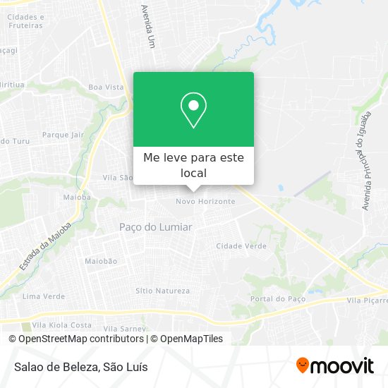 Salao de Beleza mapa