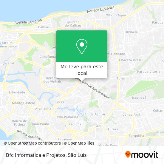 Bfc Informatica e Projetos mapa
