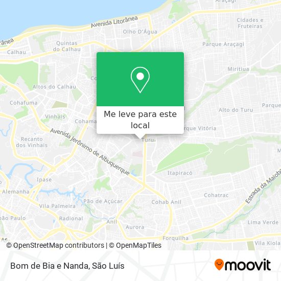 Bom de Bia e Nanda mapa