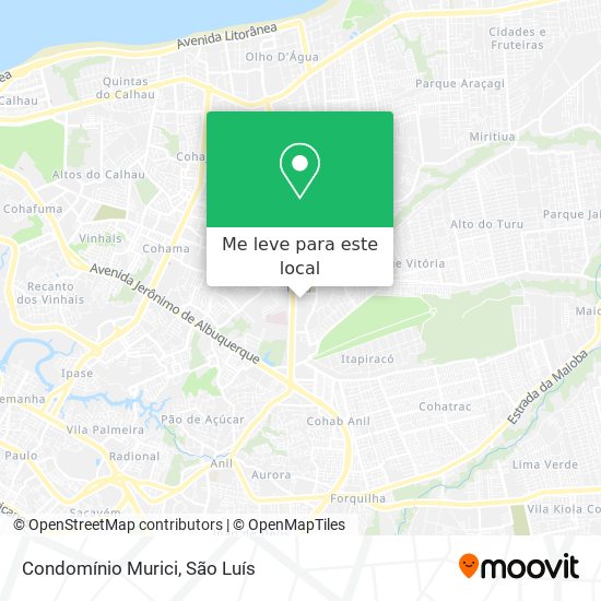 Condomínio Murici mapa