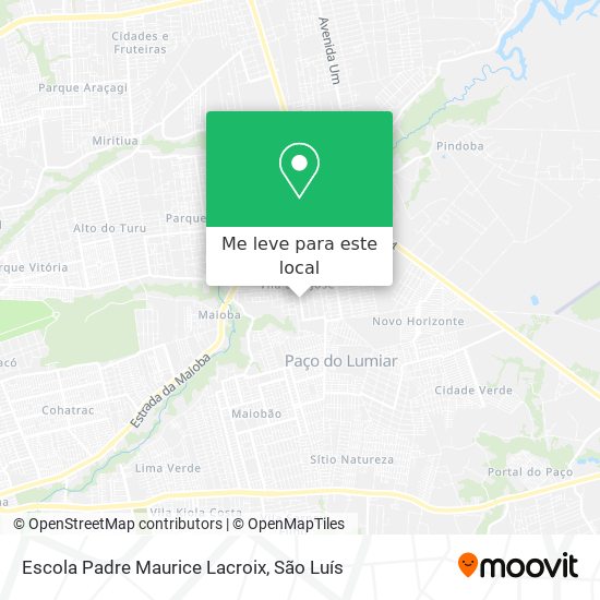 Escola Padre Maurice Lacroix mapa