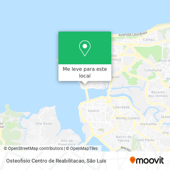 Osteofisio Centro de Reabilitacao mapa