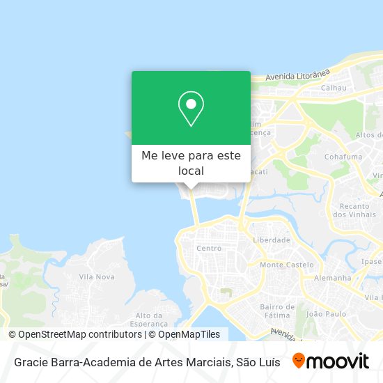 Gracie Barra-Academia de Artes Marciais mapa