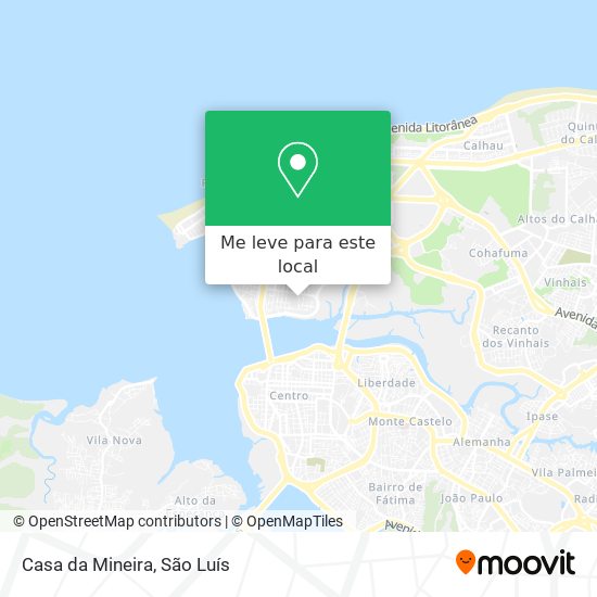 Casa da Mineira mapa