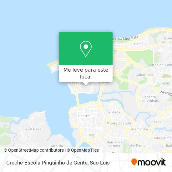 Creche-Escola Pinguinho de Gente mapa