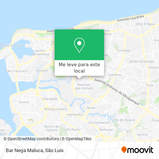 Bar Nega Maluca mapa