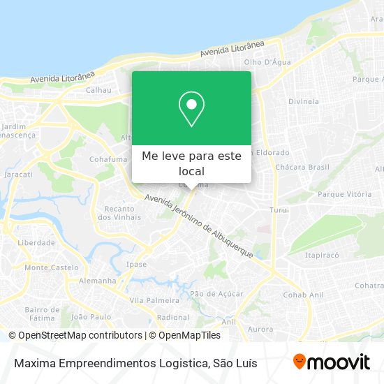 Maxima Empreendimentos Logistica mapa