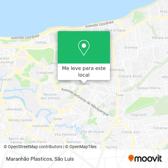 Maranhão Plasticos mapa