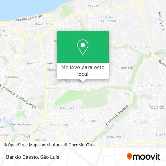 Bar do Cassio mapa