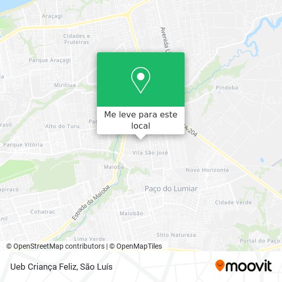 Ueb Criança Feliz mapa
