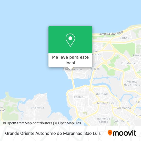 Grande Oriente Autonomo do Maranhao mapa