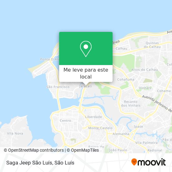 Saga Jeep São Luís mapa
