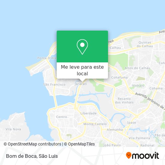 Bom de Boca mapa