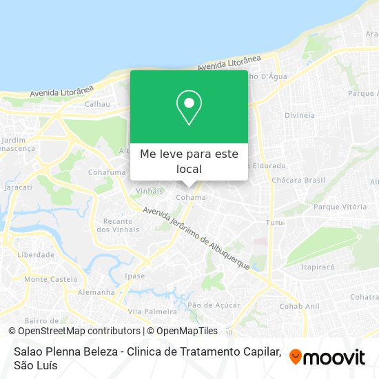 Salao Plenna Beleza - Clinica de Tratamento Capilar mapa