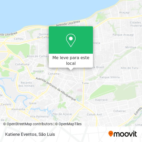 Katiene Eventos mapa
