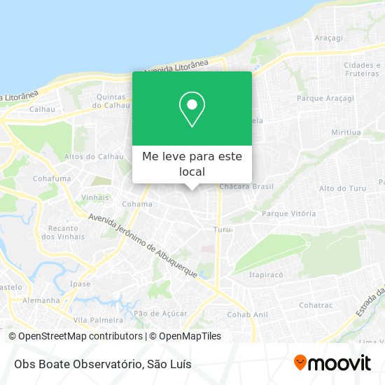 Obs Boate Observatório mapa