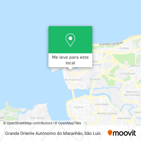 Grande Oriente Autônomo do Maranhão mapa