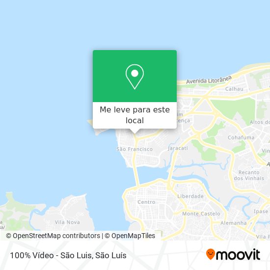 100% Vídeo - São Luis mapa
