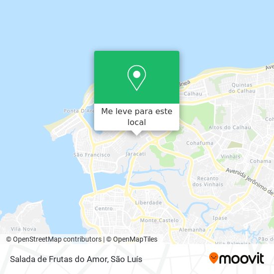 Salada de Frutas do Amor mapa