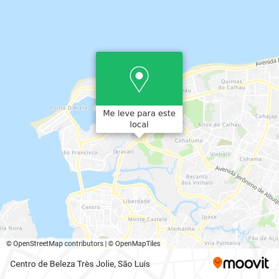 Centro de Beleza Très Jolie mapa