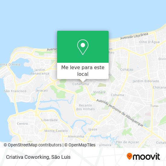 Criativa Coworking mapa