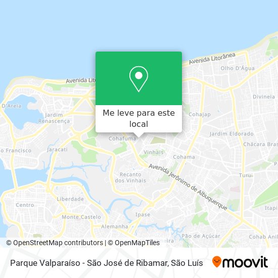Parque Valparaíso - São José de Ribamar mapa