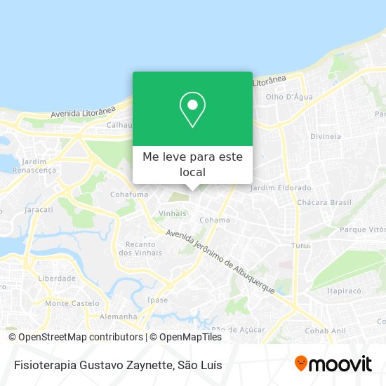Fisioterapia Gustavo Zaynette mapa