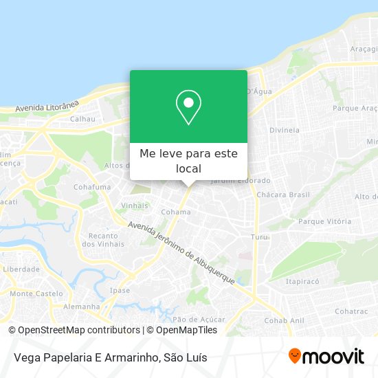 Vega Papelaria E Armarinho mapa