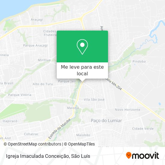 Igreja Imaculada Conceição mapa