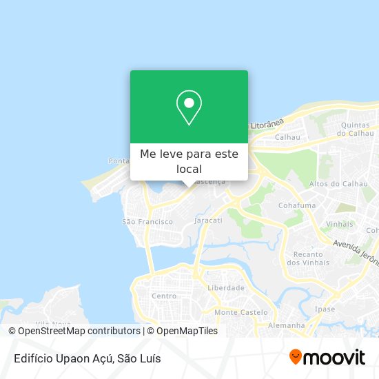 Edifício Upaon Açú mapa