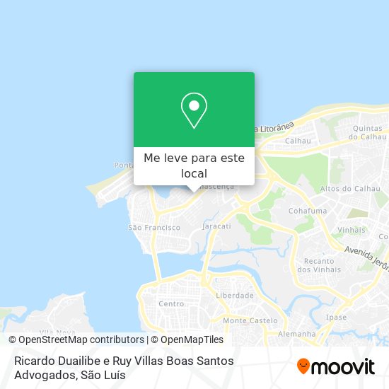Ricardo Duailibe e Ruy Villas Boas Santos Advogados mapa