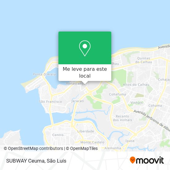 SUBWAY Ceuma mapa