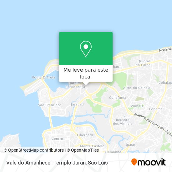 Vale do Amanhecer Templo Juran mapa