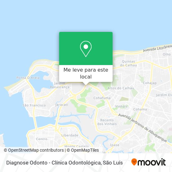 Diagnose Odonto - Clínica Odontológica mapa