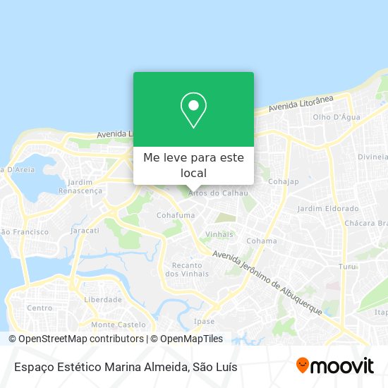 Espaço Estético Marina Almeida mapa