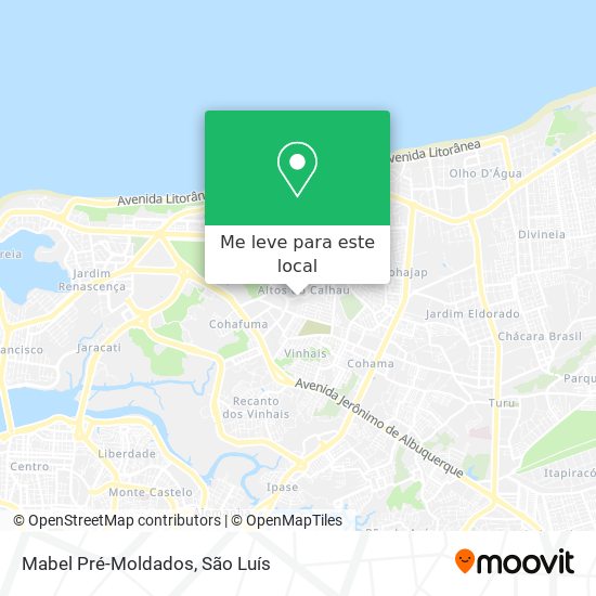 Mabel Pré-Moldados mapa
