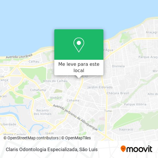 Claris Odontologia Especializada mapa