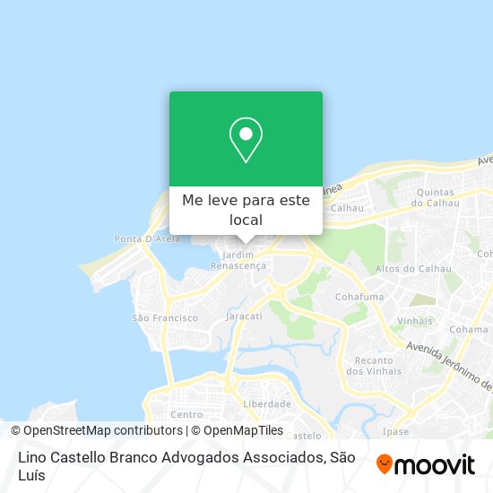 Lino Castello Branco Advogados Associados mapa