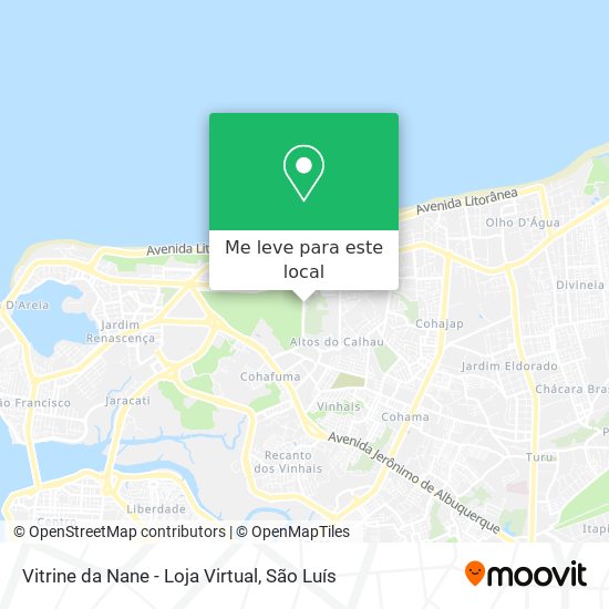 Vitrine da Nane - Loja Virtual mapa
