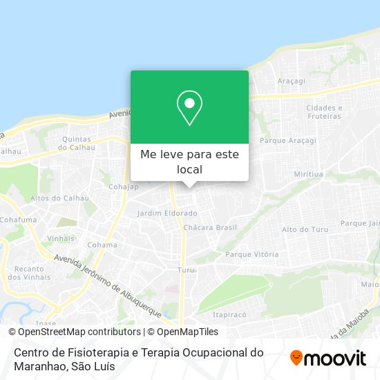 Centro de Fisioterapia e Terapia Ocupacional do Maranhao mapa