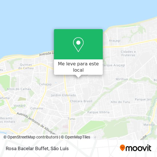 Rosa Bacelar Buffet mapa