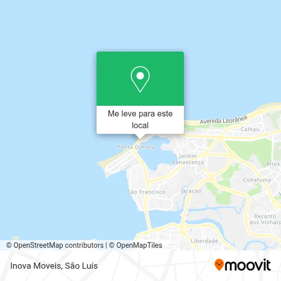 Inova Moveis mapa