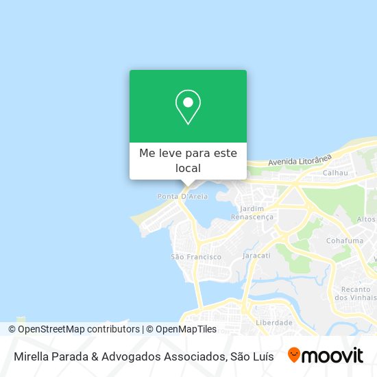 Mirella Parada & Advogados Associados mapa