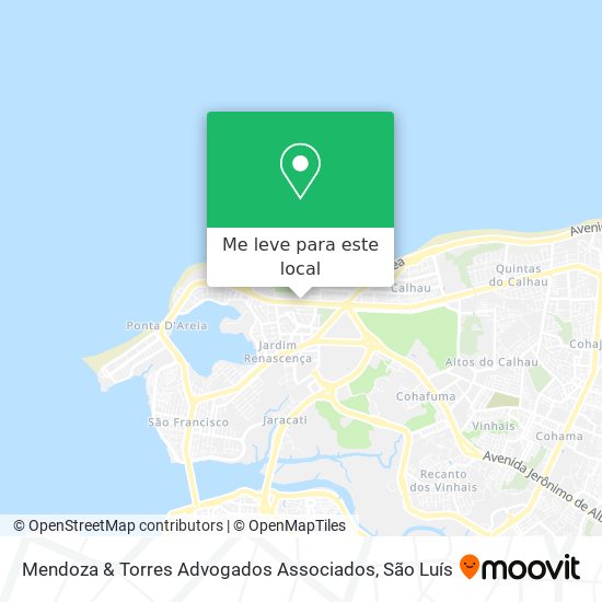 Mendoza & Torres Advogados Associados mapa