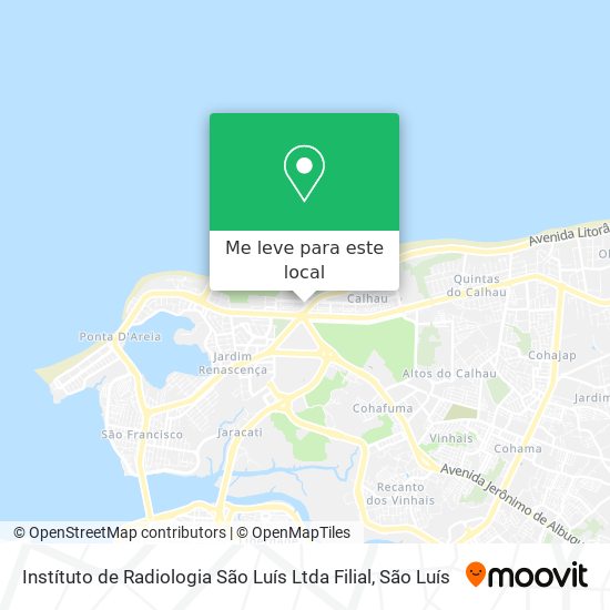 Instítuto de Radiologia São Luís Ltda Filial mapa