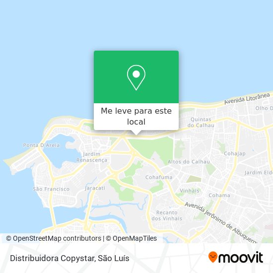 Distribuidora Copystar mapa