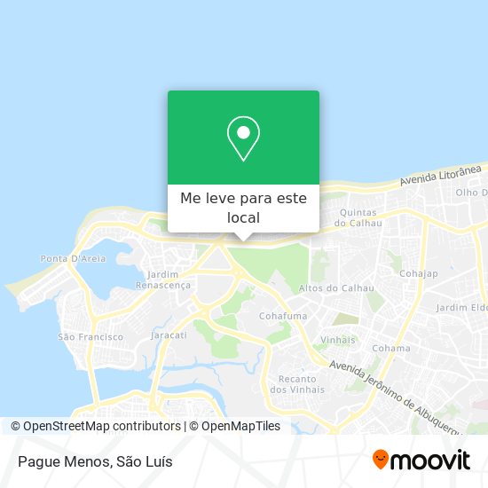 Pague Menos mapa